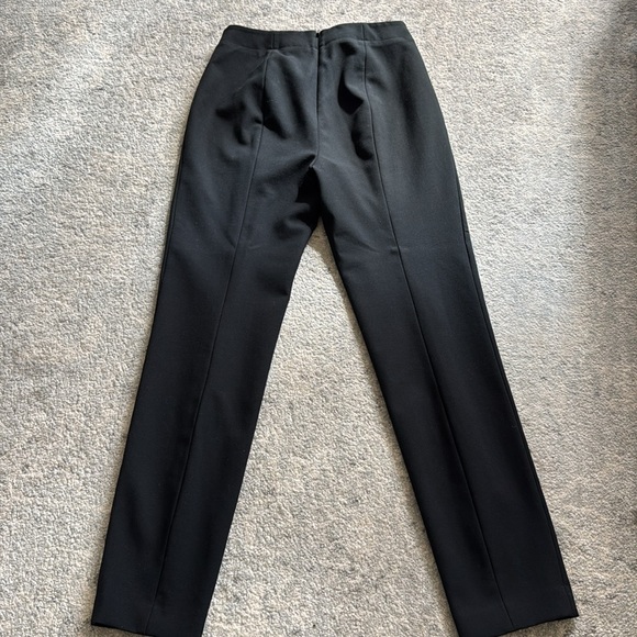 Tibi Black Slit Ankle Skinny Pants Size 2 - Picture 6 of 9